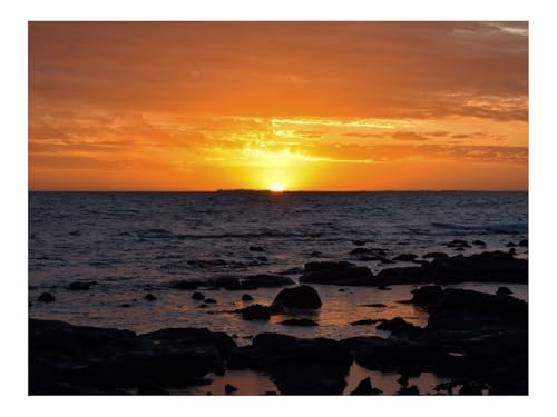 Puzzle 1000 Teile,Impossible Game-Küste,Meer,Sonne 70x50cm von THISIT