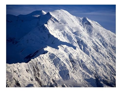 Puzzle 1000 Teile,Klassisches Lernspiel-Berge,Schnee,Schatten,Alaska,Mckinley 70x50cm von THISIT