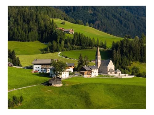 Puzzle 1000 Teile,Klassisches Lernspiel-Gebäude,Kapelle,Feld 70x50cm Puzzle 1000 Teile,Klassisches Lernspiel-Gebäude,Kapelle,Feld 70x50cm von THISIT