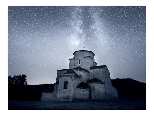 Puzzle 1000 Teile,Klassisches Lernspiel-Kirche,Sternenhimmel,Nacht 70x50cm Puzzle 1000 Teile,Klassisches Lernspiel-Kirche,Sternenhimmel,Nacht 70x50cm von THISIT