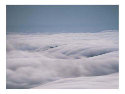 Puzzle 1000 Teile - Impossible Hard Challenge Puzzles-Bäume,Nebel,Wolken,Entfernung 70x50cm von THISIT