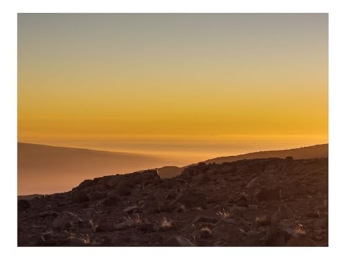 Puzzle 1000 Teile - Impossible Hard Challenge Puzzles-Hang,Sonnenuntergang,Steine,Hügel,Himmel 70x50cm von THISIT