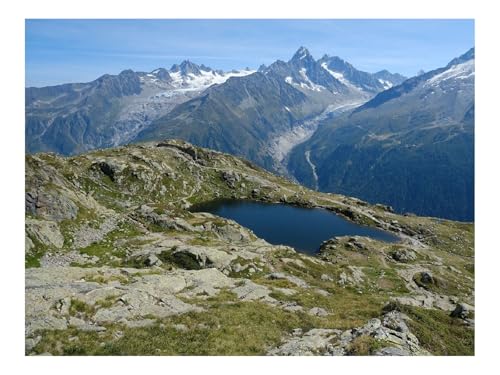 Puzzle 1500 Elemente - DIY-Spiel-Berge,Relief,See,Landschaft 87x57cm von THISIT