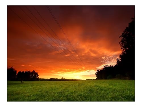 Puzzle 1500 Elemente - DIY-Spiel-Niedergang,Abend,Himmel 87x57cm von THISIT