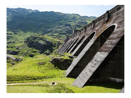 Puzzle 1500 Teile,Klassisches Lernspiel-Brücke,Architektur,Berge 87x57cm von THISIT