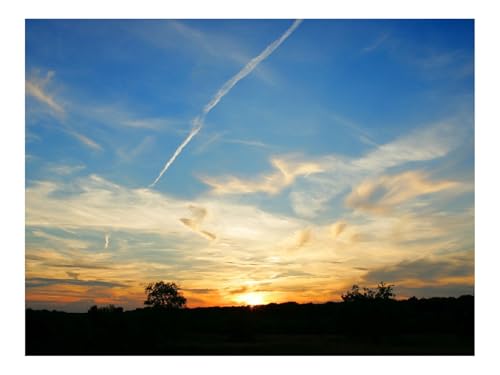 Puzzle 1500 Teile,Klassisches Lernspiel-Wolken,Abend,Spuren 87x57cm von THISIT