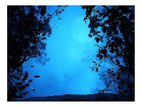 Puzzle 1500 Teile,Klassisches Lernspiel-Zweige,Nebel,Kunst 87x57cm von THISIT