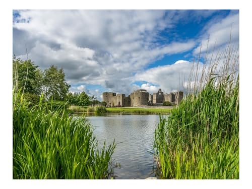 Puzzle 500 Elemente - DIY-Spiel-Burg,See,Steine 52x38cm von THISIT