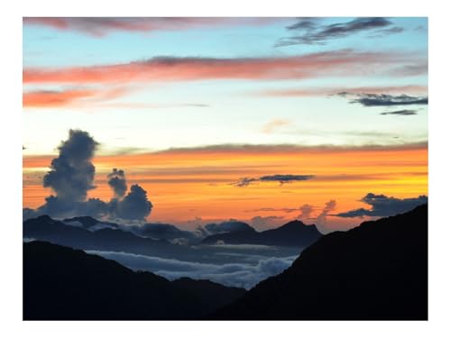 Puzzle 500 Elemente - DIY-Spiel-Wolken,Berge,Schichten 52x38cm Puzzle 500 Elemente - DIY-Spiel-Wolken,Berge,Schichten 52x38cm von THISIT