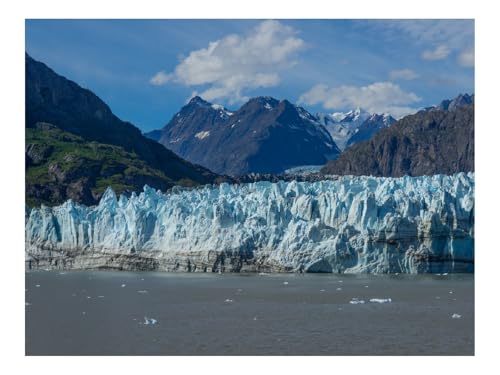 Puzzle 500 Teile,Geschenk für Mann und Frau-Alaska,Berge,Eisschollen 52x38cm von THISIT