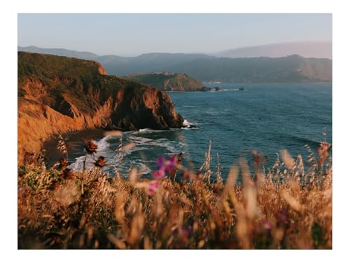 Puzzle 500 Teile,Impossible Game-Klippe,Meer,Berge 52x38cm von THISIT