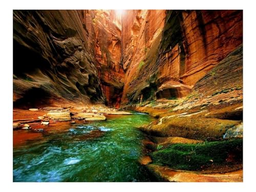 Puzzle 500 Teile,Klassisches Lernspiel-Canyon,Schlucht,Fluss 52x38cm Puzzle 500 Teile,Klassisches Lernspiel-Canyon,Schlucht,Fluss 52x38cm von THISIT