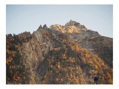 Puzzle 500 Teile,Klassisches Lernspiel-Felsen,Gipfel,Bäume,Herbst 52x38cm Puzzle 500 Teile,Klassisches Lernspiel-Felsen,Gipfel,Bäume,Herbst 52x38cm von THISIT