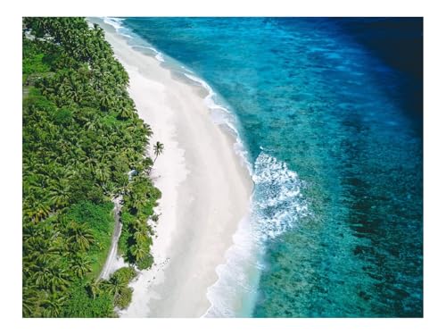 Puzzle 500 Teile,Klassisches Lernspiel-Küste,Luftaufnahme,Meer 52x38cm Puzzle 500 Teile,Klassisches Lernspiel-Küste,Luftaufnahme,Meer 52x38cm von THISIT