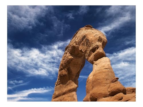 Puzzles 1000 Teile Puzzle Impossible Geschicklichkeitsspiel-Bogen,Schlucht,Felsen,Wolken,Himmel 70x50cm von THISIT