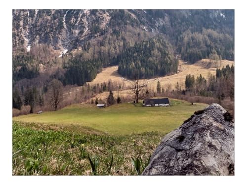 Puzzles 1000 Teile Puzzle Impossible Geschicklichkeitsspiel-Haus,Tal,Stein,Berg 70x50cm von THISIT