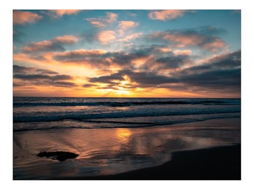 Puzzles 1000 Teile Puzzle Impossible Geschicklichkeitsspiel-Küste,Meer,Sonnenuntergang 70x50cm von THISIT