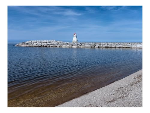 Puzzles 1000 Teile Puzzle Impossible Geschicklichkeitsspiel-Leuchtturm,Pier,Meer,Ufer 70x50cm von THISIT