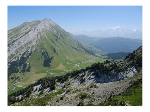 Puzzles 1500 Teile Puzzle Impossible Geschicklichkeitsspiel-Berge,Relief,Landschaft,Natur 87x57cm von THISIT