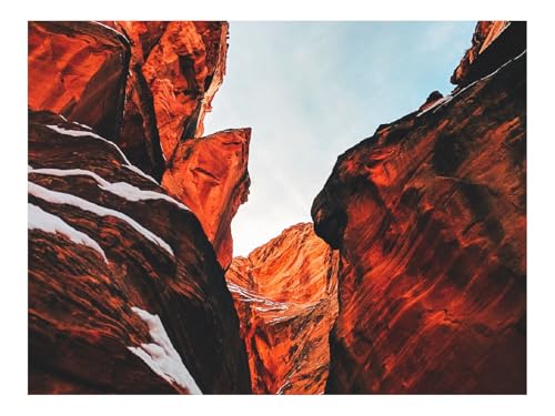 Puzzles 1500 Teile Puzzle Impossible Geschicklichkeitsspiel-Canyon,Schichten,Himmel 87x57cm von THISIT