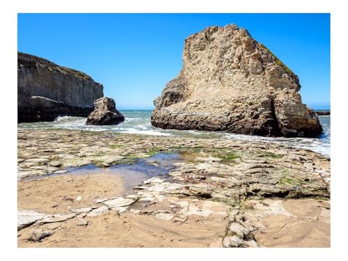 Puzzles 1500 Teile Puzzle Impossible Geschicklichkeitsspiel-Felsen,Stein,Riffe,Meer,Landschaft 87x57cm von THISIT