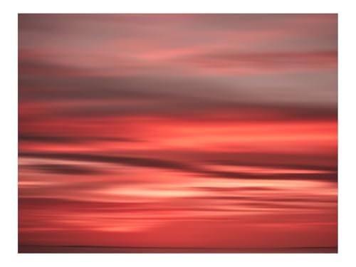 Puzzles 1500 Teile Puzzle Impossible Geschicklichkeitsspiel-Sonnenuntergang,Himmel,Rosa,Wolken 87x57cm von THISIT