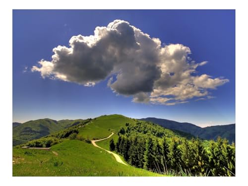 Puzzles 1500 Teile Puzzle Impossible Geschicklichkeitsspiel-Wolke,Volumen,Himmel 87x57cm von THISIT