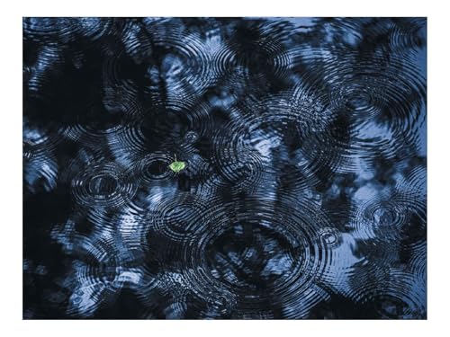Puzzles 500 Teile Puzzle Impossible Geschicklichkeitsspiel-Blatt,Wellen,Streifen,Wasser 52x38cm von THISIT