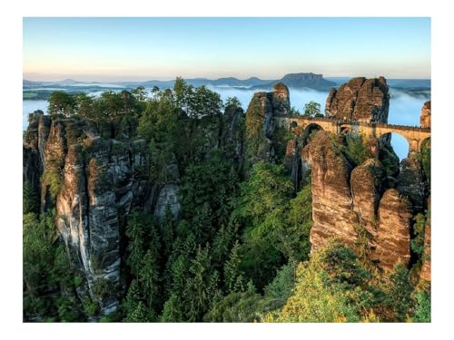 Puzzles 500 Teile Puzzle Impossible Geschicklichkeitsspiel-Brücke,Felsen,Höhe 52x38cm Puzzles 500 Teile Puzzle Impossible Geschicklichkeitsspiel-Brücke,Felsen,Höhe 52x38cm von THISIT