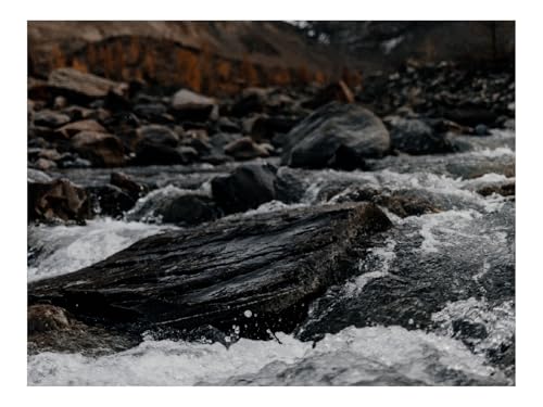 Puzzles 500 Teile Puzzle Impossible Geschicklichkeitsspiel-Fluss,Berge,Felsen,Steine,Wasser 52x38cm von THISIT