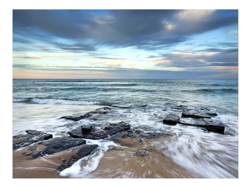 Puzzles 500 Teile Puzzle Impossible Geschicklichkeitsspiel-Küste,Steine,Horizont 52x38cm von THISIT