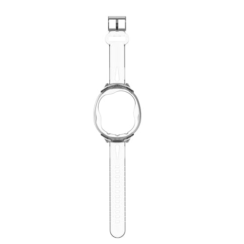 Silikon-Armband kompatibel für Tamagotchi Uni (2023), Haustier Spielkonsole Uhrenarmband Gaming Uhrenarmband Armband Kette (nur Band) (Durchsichtig) von THLMT