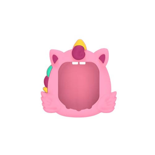 Silikonhülle kompatibel für Tamagotchi Uni (2023), Schutzhülle für virtuelle Cartoon Haustier Spiel Maschine tragen rosa Hülse Skin Protector Ersatz (nur Gehäuse) von THLMT