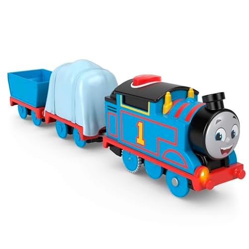 Thomas & Friends Motorisierter Spielzeugzug sprechender Thomas-Motor mit Audio-Sätzen und Fracht für Kinder ab 3 Jahren, britische englische Version, HWH17 Thomas & Friends Motorisierter Spielzeugzug sprechender Thomas-Motor mit Audio-Sätzen und Fracht für Kinder ab 3 Jahren, britische englische Version, HWH17 von THOMAS & FRIENDS