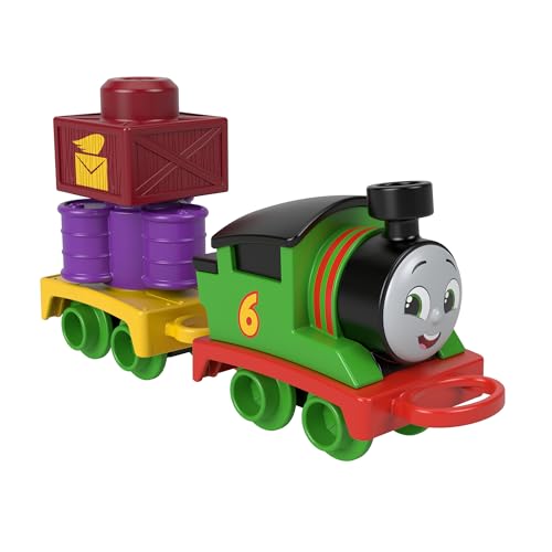Thomas & Friends Thomas & seine Freunde Spielzeug für Kleinkinder My First Percy Lokomotive zum Schieben mit Stapelfracht für Kinder ab 18 Monaten, HXP53, HXP53 Thomas & Friends Thomas & seine Freunde Spielzeug für Kleinkinder My First Percy Lokomotive zum Schieben mit Stapelfracht für Kinder ab 18 Monaten, HXP53, HXP53 von THOMAS & FRIENDS