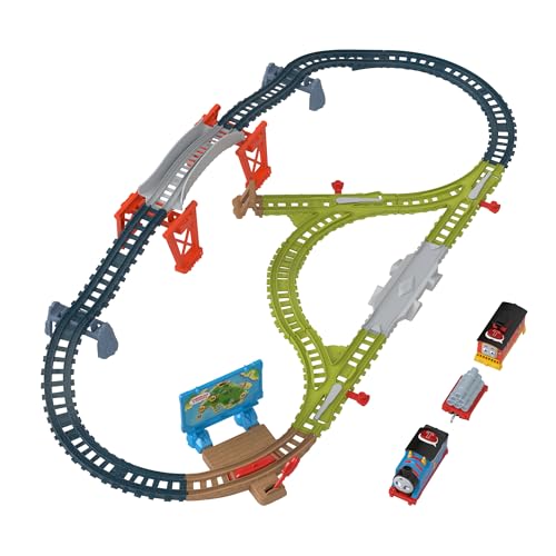 Thomas & Friends Zug-Set Sprechender Thomas & Bremsauto Bruno Track Spielset mit Sätzen und Geräuschen für Kinder ab 3 Jahren, englische Version in Großbritannien, HYR81 Thomas & Friends Zug-Set Sprechender Thomas & Bremsauto Bruno Track Spielset mit Sätzen und Geräuschen für Kinder ab 3 Jahren, englische Version in Großbritannien, HYR81 von THOMAS & FRIENDS