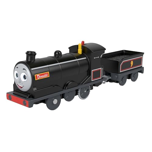Thomas & Friends, batteriebetriebene Spielzeuglok Donald mit Frachtwaggon für Kinder im Kindergartenalter ab 3 Jahren, JBW21 Thomas & Friends, batteriebetriebene Spielzeuglok Donald mit Frachtwaggon für Kinder im Kindergartenalter ab 3 Jahren, JBW21 von THOMAS & FRIENDS