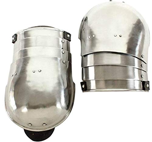 Mittelalterliche Renaissance Schulter-Pauldrons, aus Baustahl, 18 g von THOR INSTRUMENTS