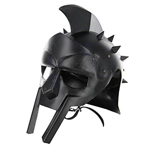 THOR INSTRUMENTS Maximus Römischer Gladiator geschwärzter Helm, 18 g, rustikale Vintage-Heimdekoration, Geschenke THOR INSTRUMENTS Maximus Römischer Gladiator geschwärzter Helm, 18 g, rustikale Vintage-Heimdekoration, Geschenke von THOR INSTRUMENTS
