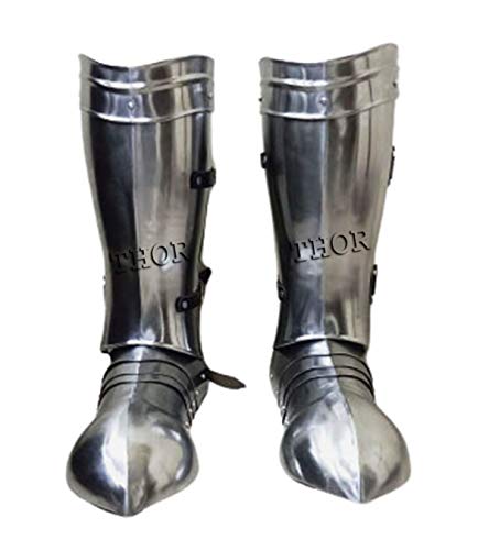THOR INSTRUMENTS Mittelalterliche Ritter Funktionelle Rüstung Gräber Bein & Schuhe 18g Stahl Rustikale Vintage Wohnkultur Geschenke von THOR INSTRUMENTS