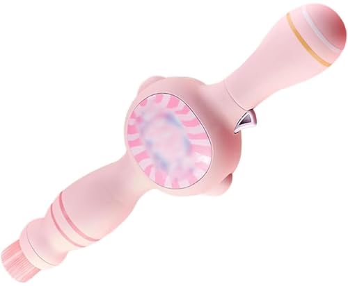 Bunte Rauchseifenblasenmaschine, Elastische Blasennebel-Blasenmaschinen Elastischer Blasennebelstab Magische Interaktive Nebelseifenblasenmaschinen For Partys Mit Elastischem Raucheffekt(Pink) von THUCHENYUC