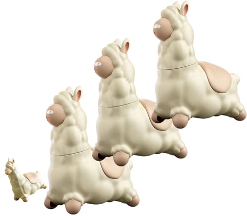 Spuckendes Lama-Wasserspielzeug, Interaktives Alpaka-Wassersprühgerät, Lama-Spritzpistole Mit Kopfschütteln, 45°-Kopfdrehung, Lustiger Alpaka-Quetschwassersprinkler(3pcs) von THUCHENYUC