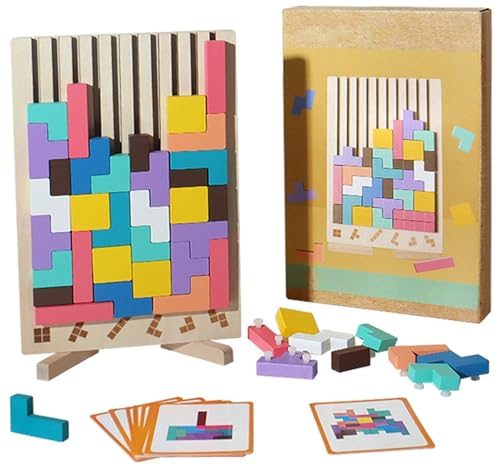 THUCHENYUC Stapelpuzzle-Spielzeug aus Holz, dekorative Heimornamente for Erwachsene, Denkspiel, Stressabbau-Spielzeug, Blockpuzzle-Brett for Erwachsene, umweltfreundliches Denkpuzzle aus Holz THUCHENYUC Stapelpuzzle-Spielzeug aus Holz, dekorative Heimornamente for Erwachsene, Denkspiel, Stressabbau-Spielzeug, Blockpuzzle-Brett for Erwachsene, umweltfreundliches Denkpuzzle aus Holz von THUCHENYUC