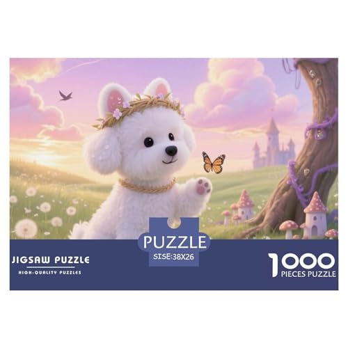 Bichon Frise Puzzles Für Erwachsene Unmögliche Herausforderung Anspruchsvolle 1000-Teile Haustier Bildungsspiele Mit Spaßfaktor Premium Sammleredition 38x26cm/1000pcs Bichon Frise Puzzles Für Erwachsene Unmögliche Herausforderung Anspruchsvolle 1000-Teile Haustier Bildungsspiele Mit Spaßfaktor Premium Sammleredition 38x26cm/1000pcs von THVBFLVBH