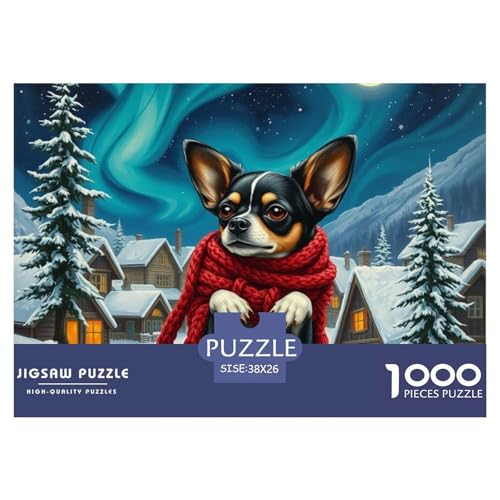 Chihuahua Puzzle Für Kinder Und Erwachsene Extrem Schweres Puzzle Herausforderndes Spiel 1000-Teile Haustier Pädagogische Spiele Für Kinder Premium Sammleredition 38x26cm/1000pcs Chihuahua Puzzle Für Kinder Und Erwachsene Extrem Schweres Puzzle Herausforderndes Spiel 1000-Teile Haustier Pädagogische Spiele Für Kinder Premium Sammleredition 38x26cm/1000pcs von THVBFLVBH