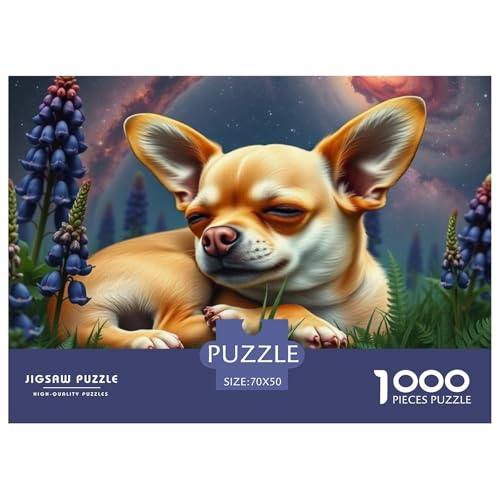 Chihuahua Puzzle Für Kinder Und Erwachsene Schwerstes Puzzle – Nur Für Profis Anspruchsvolle 1000-Teile Haustier Bildungsspiele Mit Spaßfaktor Premium Sammleredition 70x50cm/1000pcs Chihuahua Puzzle Für Kinder Und Erwachsene Schwerstes Puzzle – Nur Für Profis Anspruchsvolle 1000-Teile Haustier Bildungsspiele Mit Spaßfaktor Premium Sammleredition 70x50cm/1000pcs von THVBFLVBH