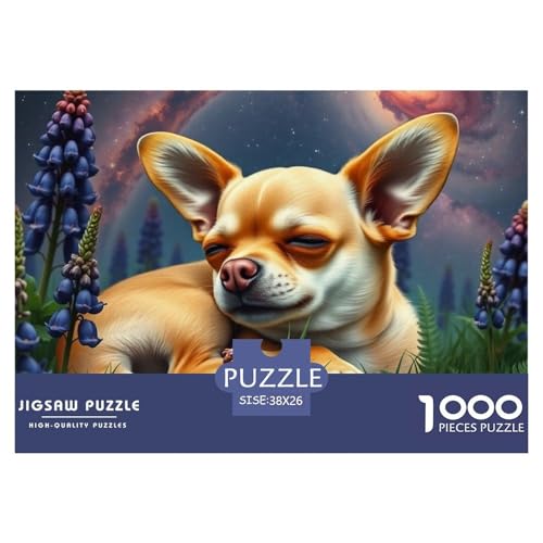 Chihuahua Puzzles Für Erwachsene Extrem Schweres Puzzle Anspruchsvolle 1000-Teile Haustier Pädagogische Spiele Für Kinder Premium Sammleredition 38x26cm/1000pcs Chihuahua Puzzles Für Erwachsene Extrem Schweres Puzzle Anspruchsvolle 1000-Teile Haustier Pädagogische Spiele Für Kinder Premium Sammleredition 38x26cm/1000pcs von THVBFLVBH