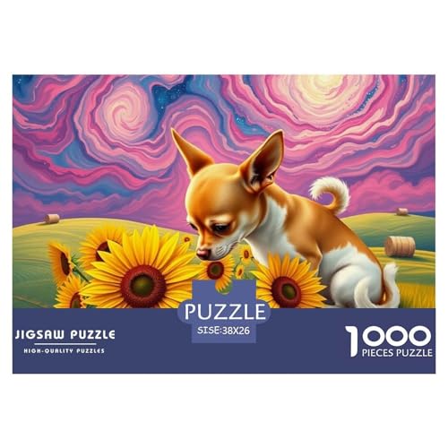 Chihuahua Puzzles Für Erwachsene Schwerstes Puzzle – Nur Für Profis Herausforderndes Spiel 1000-Teile Haustier Bildungsspiele Mit Spaßfaktor Premium Sammleredition 38x26cm/1000pcs Chihuahua Puzzles Für Erwachsene Schwerstes Puzzle – Nur Für Profis Herausforderndes Spiel 1000-Teile Haustier Bildungsspiele Mit Spaßfaktor Premium Sammleredition 38x26cm/1000pcs von THVBFLVBH