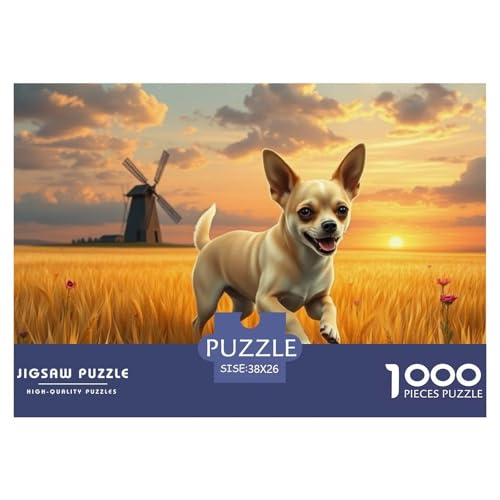 Chihuahua Puzzles Für Kinder Und Erwachsene Schwerstes Puzzle – Nur Für Profis Herausforderndes Spiel 1000-Teile Haustier Bildungsspiele Mit Spaßfaktor Premium Sammleredition 38x26cm/1000pcs Chihuahua Puzzles Für Kinder Und Erwachsene Schwerstes Puzzle – Nur Für Profis Herausforderndes Spiel 1000-Teile Haustier Bildungsspiele Mit Spaßfaktor Premium Sammleredition 38x26cm/1000pcs von THVBFLVBH