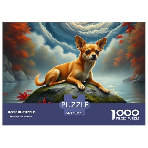 Chihuahua Puzzles Puzzle Für Paare Schwerstes Puzzle – Nur Für Profis Anspruchsvolle 1000-Teile Haustier Bildungsspiele Mit Spaßfaktor Premium Sammleredition 70x50cm/1000pcs Chihuahua Puzzles Puzzle Für Paare Schwerstes Puzzle – Nur Für Profis Anspruchsvolle 1000-Teile Haustier Bildungsspiele Mit Spaßfaktor Premium Sammleredition 70x50cm/1000pcs von THVBFLVBH